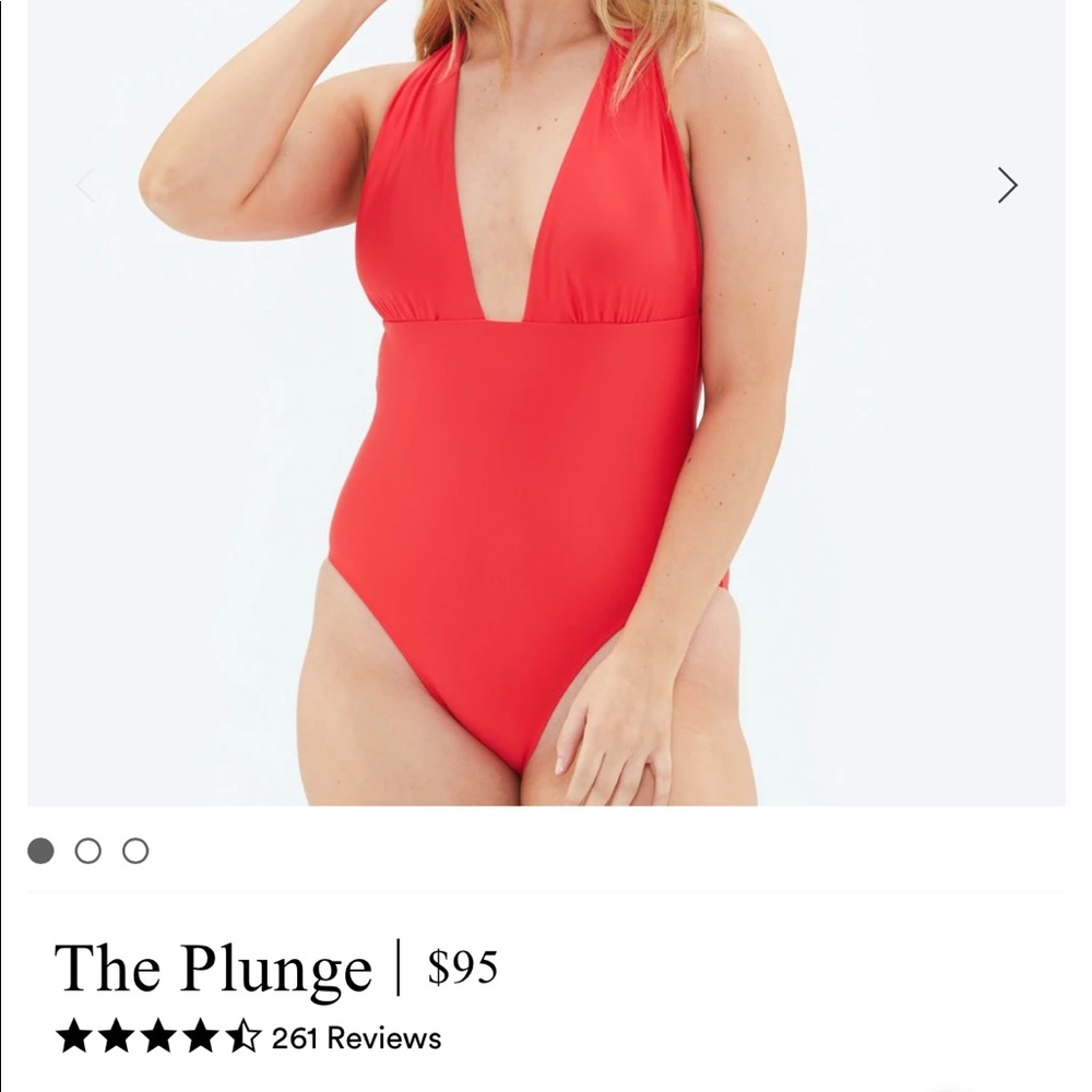 NAVY Summersalt The Plunge Swimsuit